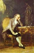 Francisco Jose de Goya Gaspar Melchor de Jovellanos. oil